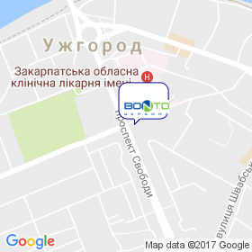 Бонто-Украина на карте Бонто-Украина на карте