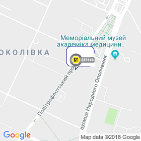 БТ-Сервіс на мапі