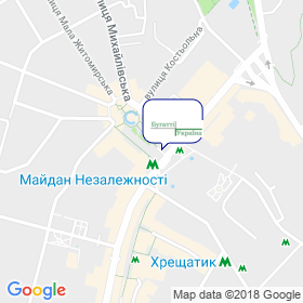 Бугатті-Україна на мапі Бугатті-Україна на мапі