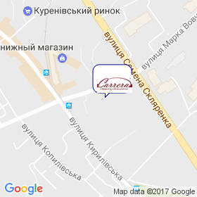 Каррера Украина на карте Каррера Украина на карте