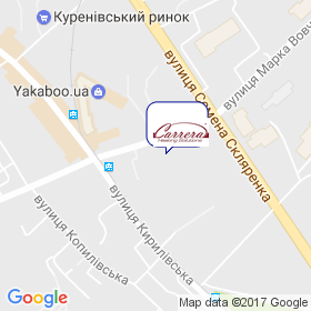 Каррера Украина на мапі