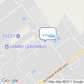 Черброс Украина на карте