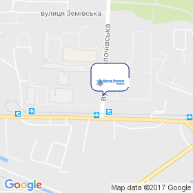 Центр Климат Украина на карте Центр Климат Украина на карте