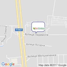 Клін Комфорт на мапі