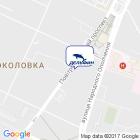 Дельфин-Аква на карте Дельфин-Аква на карте
