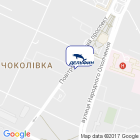 Дельфін-Аква на мапі