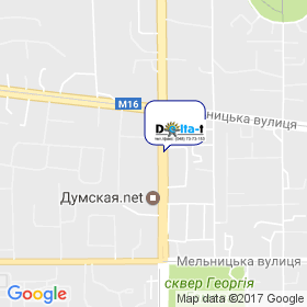 Дельта-Т на карте