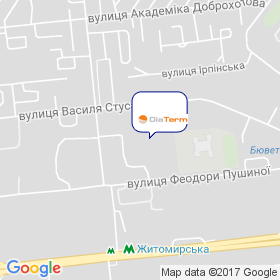 Діатерм на мапі