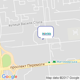 ДИСКУС УКРАЇНА на мапі