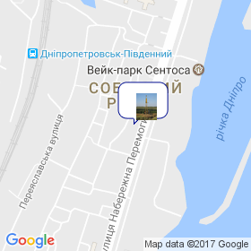 ДНІПРОГІДРОБУД на мапі