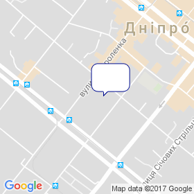 Дніпротехноінвест ТВК на мапі
