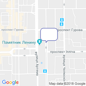 Донбассэнергоресурсы на карте Донбассэнергоресурсы на карте