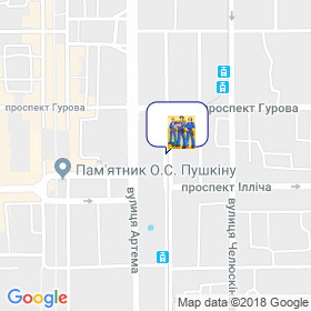 Донмонтажбуд на мапі