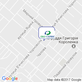 Еко-Сервiс на мапі