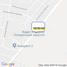 ЕКСБУД на мапі