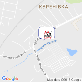Мега Ватт на мапі
