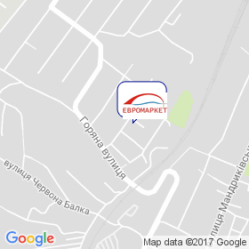 Евромаркет на карте Евромаркет на карте