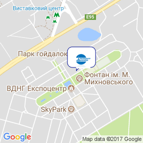 ЕКСПОЦЕНТР УКРАЇНА на мапі