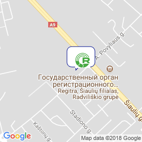 Радвилишкский машиностроительный завод на карте