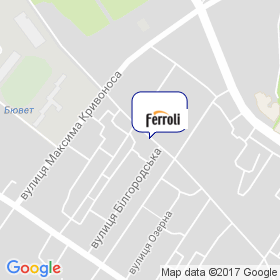 Ferroli на мапі