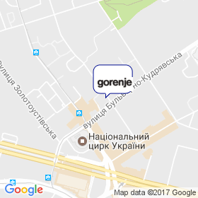 Gorenje Украина на карте Gorenje Украина на карте