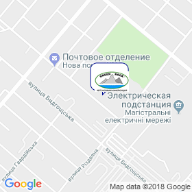 Зелена Скеля на карте Зелена Скеля на карте