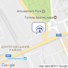 Гідротехбуд на мапі