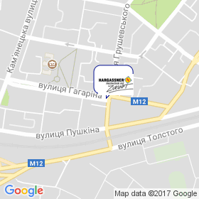 Харгаснер Хмельницький на мапі