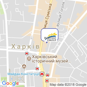Харвест Груп на мапі Харвест Груп на мапі