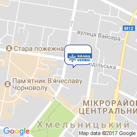 Холод Сервіс на мапі Холод Сервіс на мапі