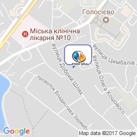 ІМЕСТ ПЛЮС на мапі