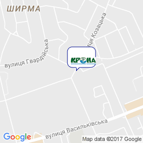Крона на карте Крона на карте