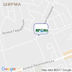 Крона на мапі