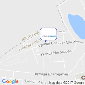 Італкомфорт на мапі