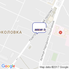 Изолон на карте Изолон на карте