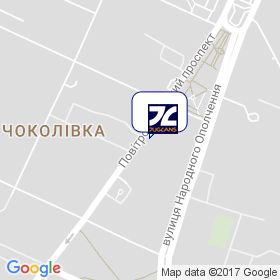Югланс на мапі