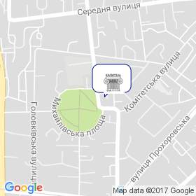 Капитель Одеса на мапі