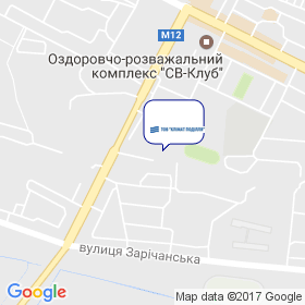 Клімат-Поділля на мапі