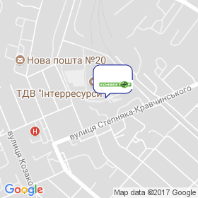 КОНВЕКТОР на мапі КОНВЕКТОР на мапі