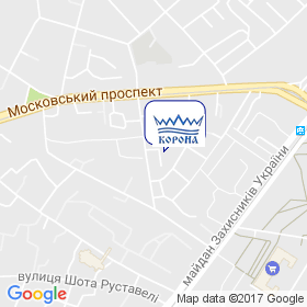 Корона на карте