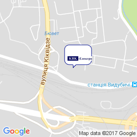 КВК-Електро на мапі