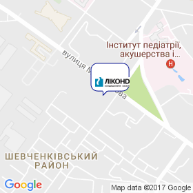 ЛІКОНД на мапі