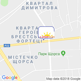 LUGASUN на мапі