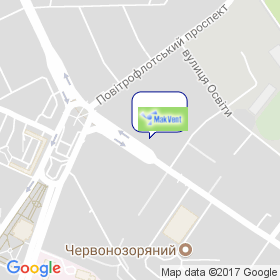 Маквент на мапі