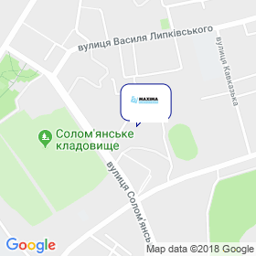 Максіма-Центр на мапі