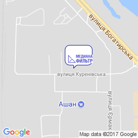 Медиана-фильтр, УАТП на карте