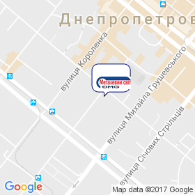 Металевий світ на карте Металевий світ на карте