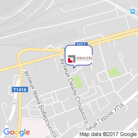 Ненутек Україна на мапі