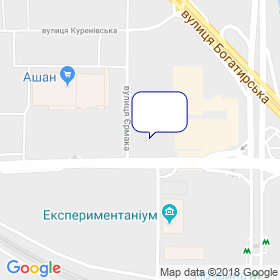 НТТ на мапі