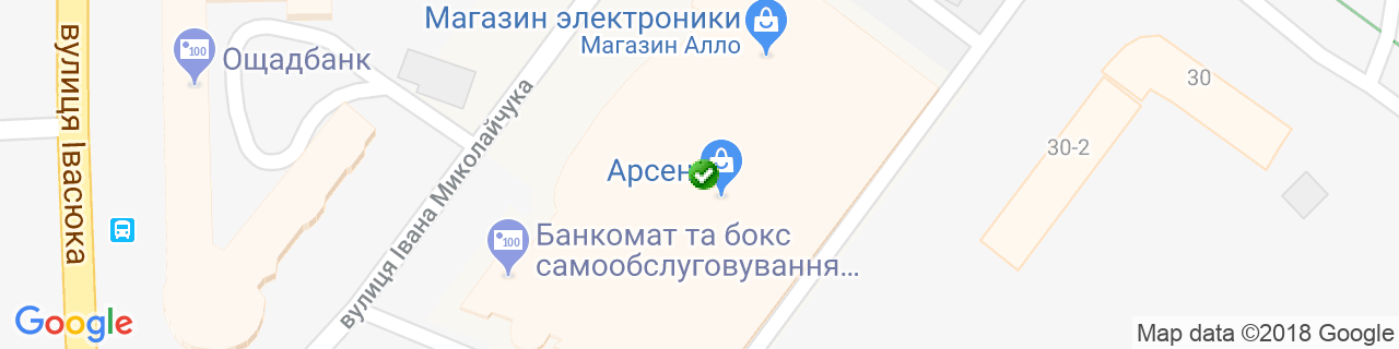 Карта объектов компании AquaPools Карта объектов компании AquaPools